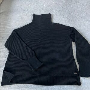 NWOT Black DKNY Turtleneck Rolldown Sweater